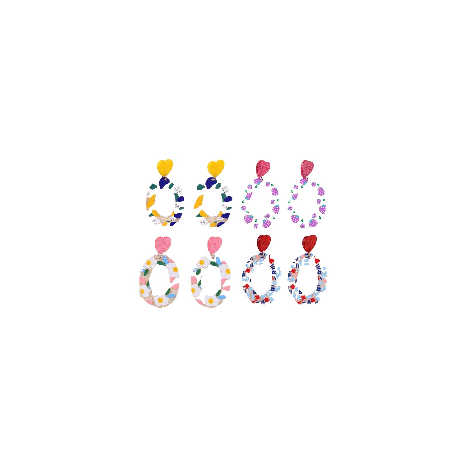 R1888 - Christmas Tree Earrings