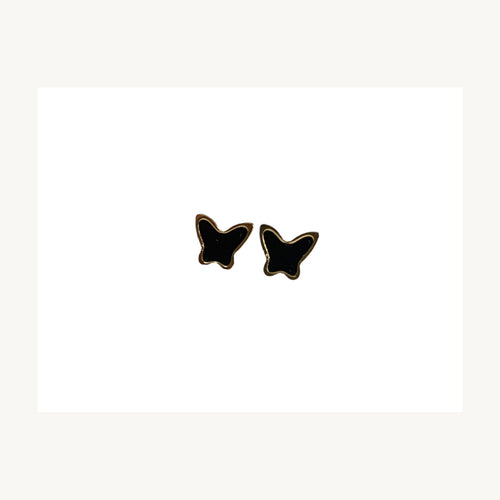 Butterfly Enamel Earrings