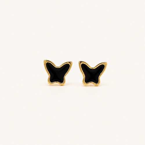 Butterfly Enamel Earrings