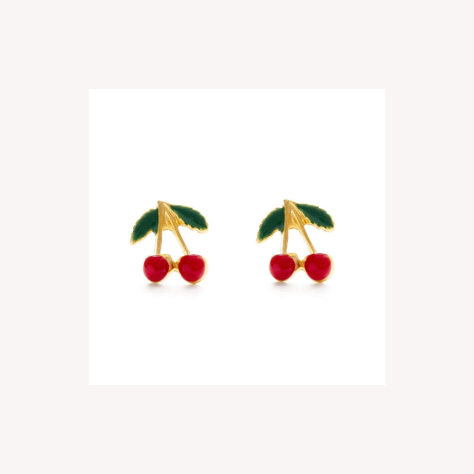 Cherry Stud Earrings