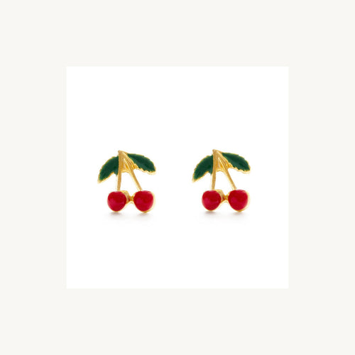 Cherry Stud Earrings
