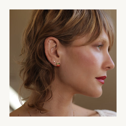 Cherry Stud Earrings