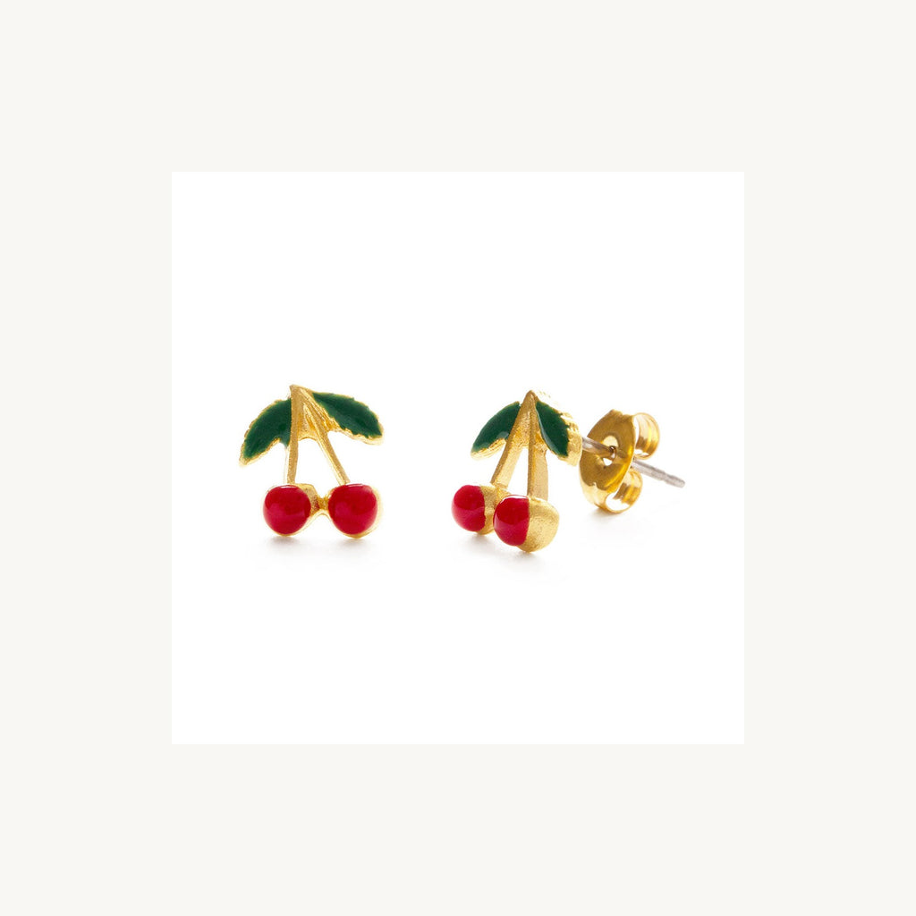 Cherry Stud Earrings