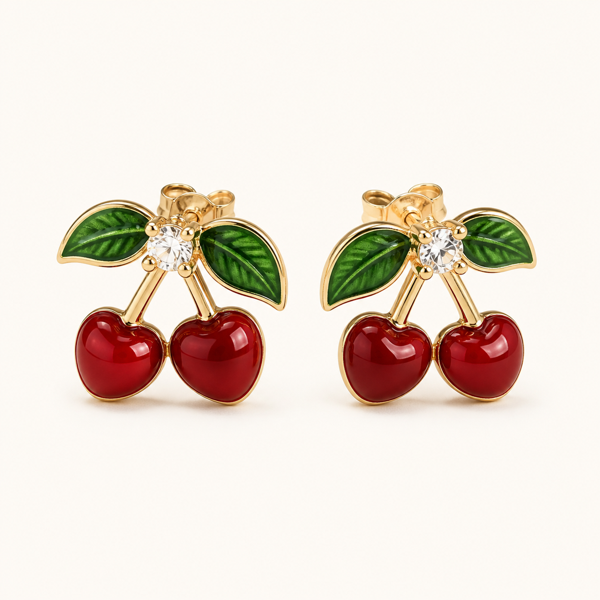 PF-CHERRY-STUD-EARRINGS main product image