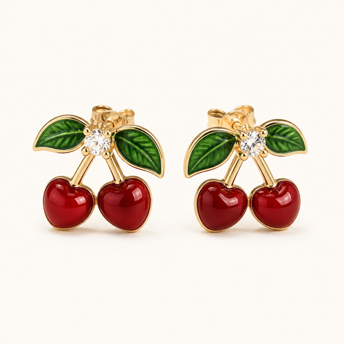 Cherry Stud Earrings