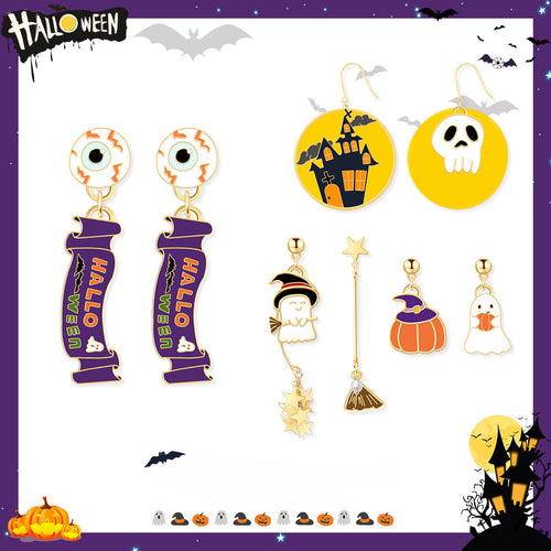 Cute Halloween Ear Clip Earrings