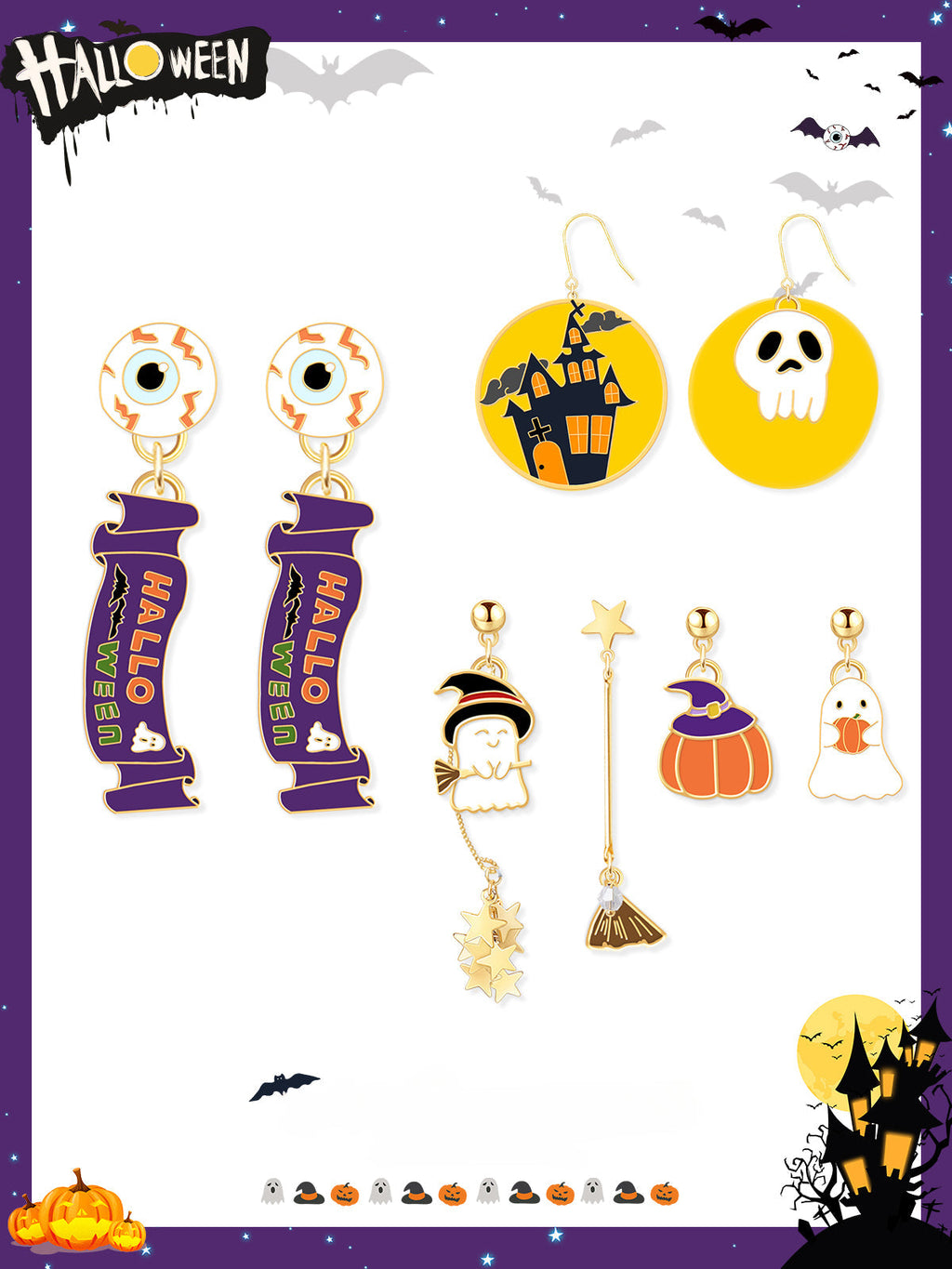 Cute Halloween Ear Clip Earrings