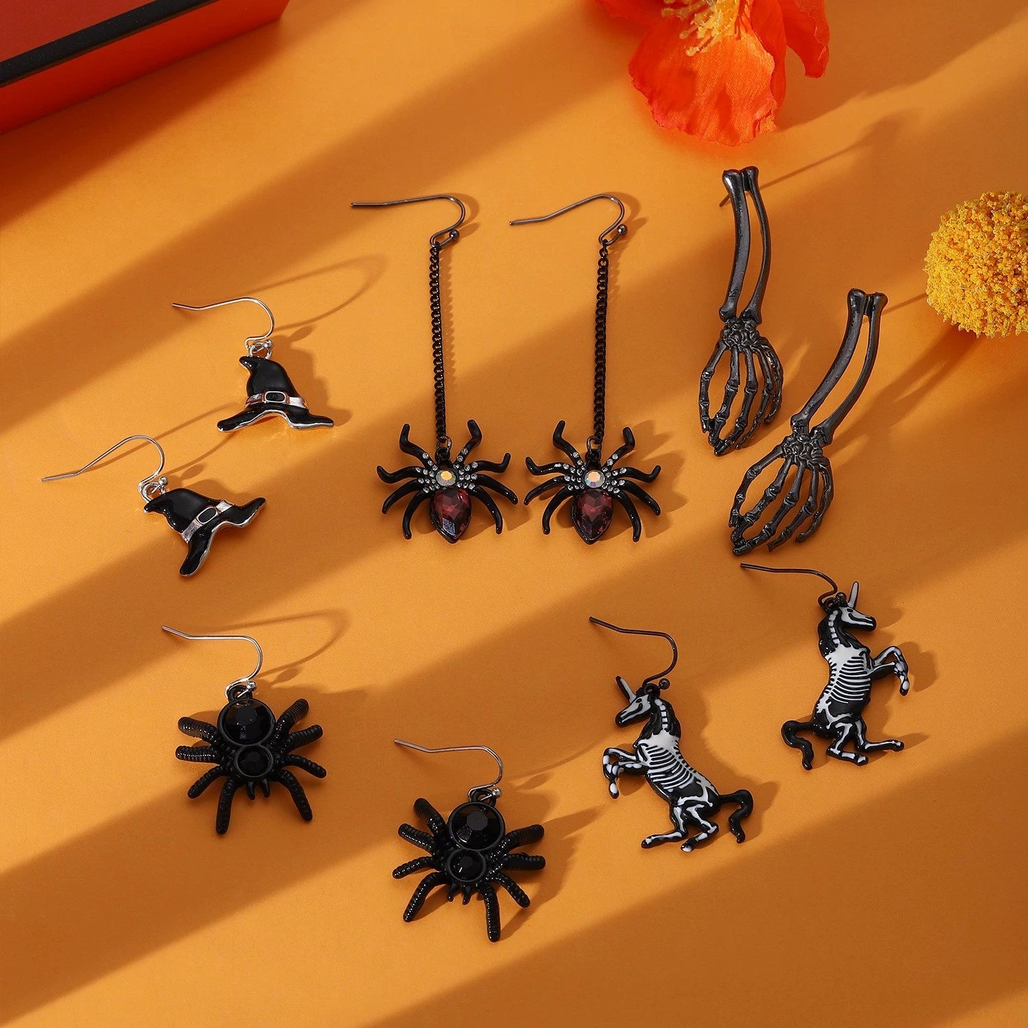 Cute Spider Dangle Earrings