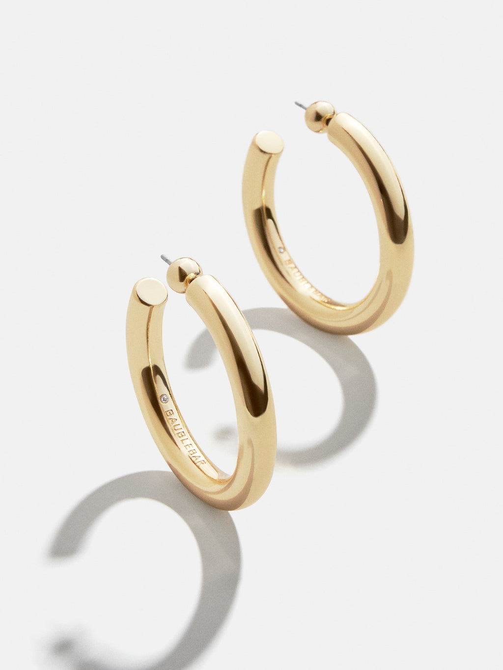 Dalilah 37MM Gold Hoop Earrings 01