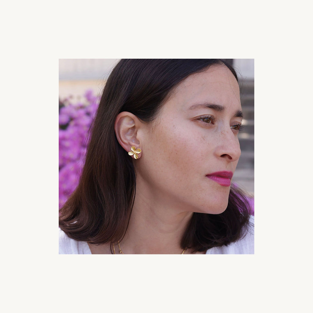 Dogwood Flower Earrings