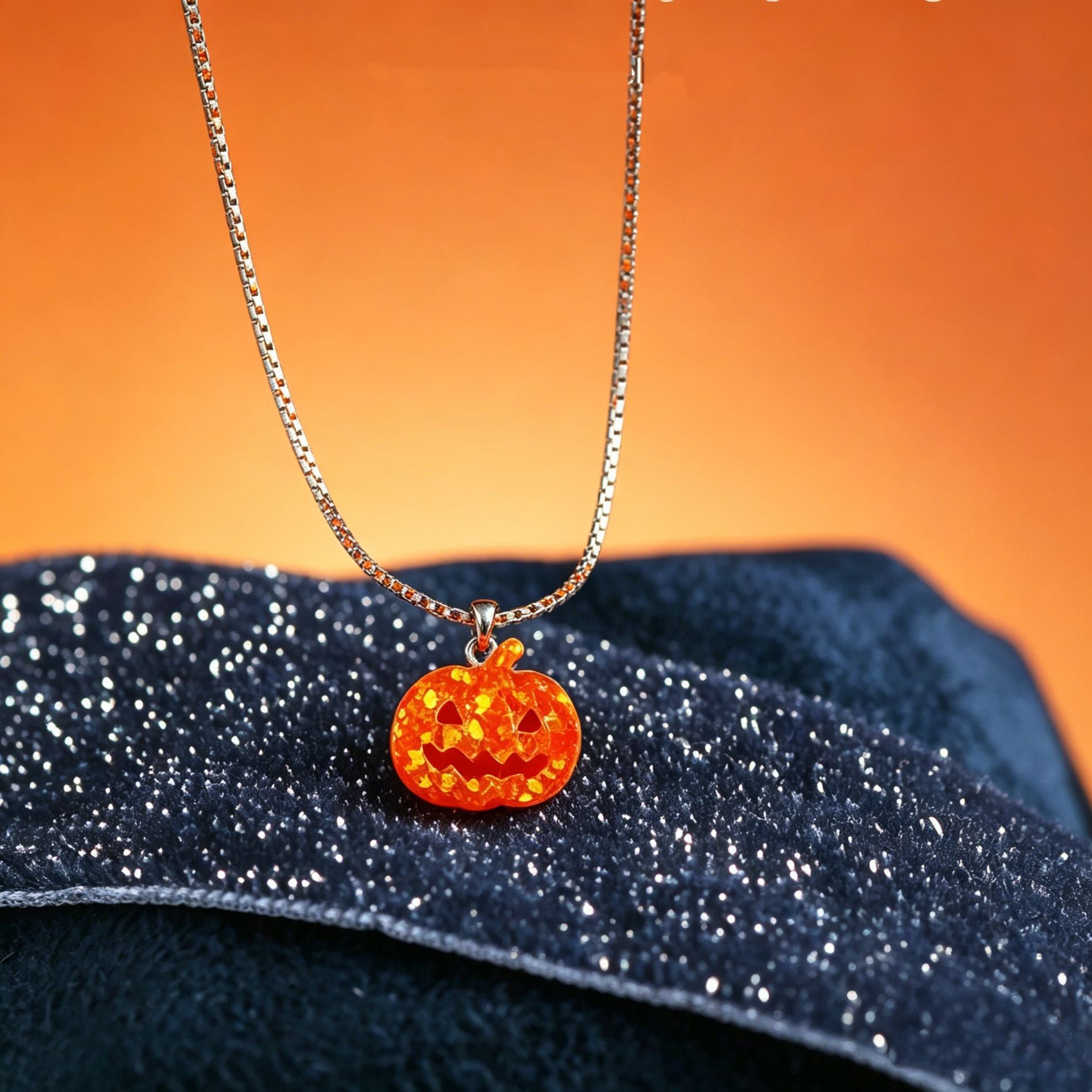 Halloween Charm Pendant Necklace 06
