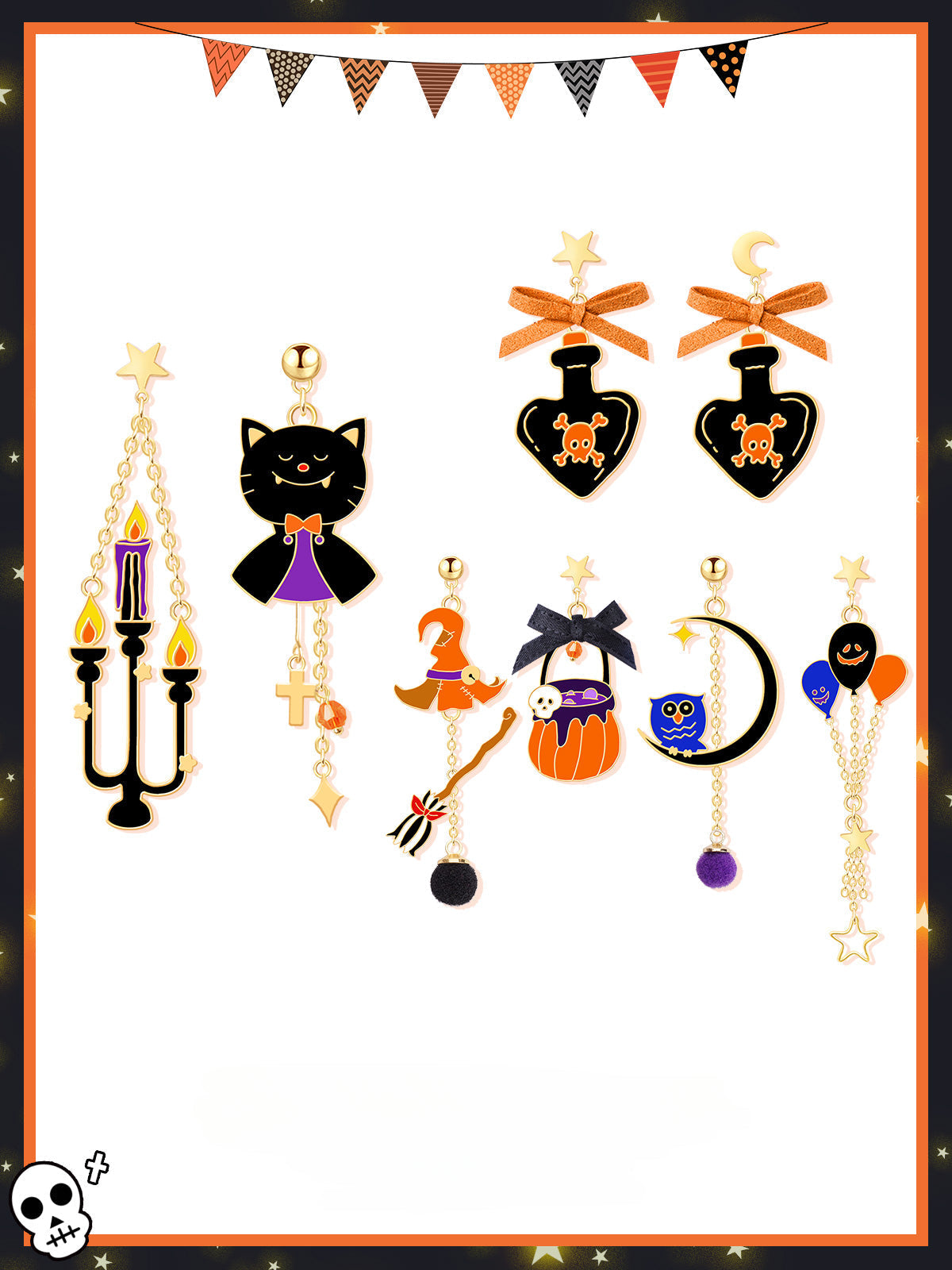 Halloween Ear Cuff Earrings