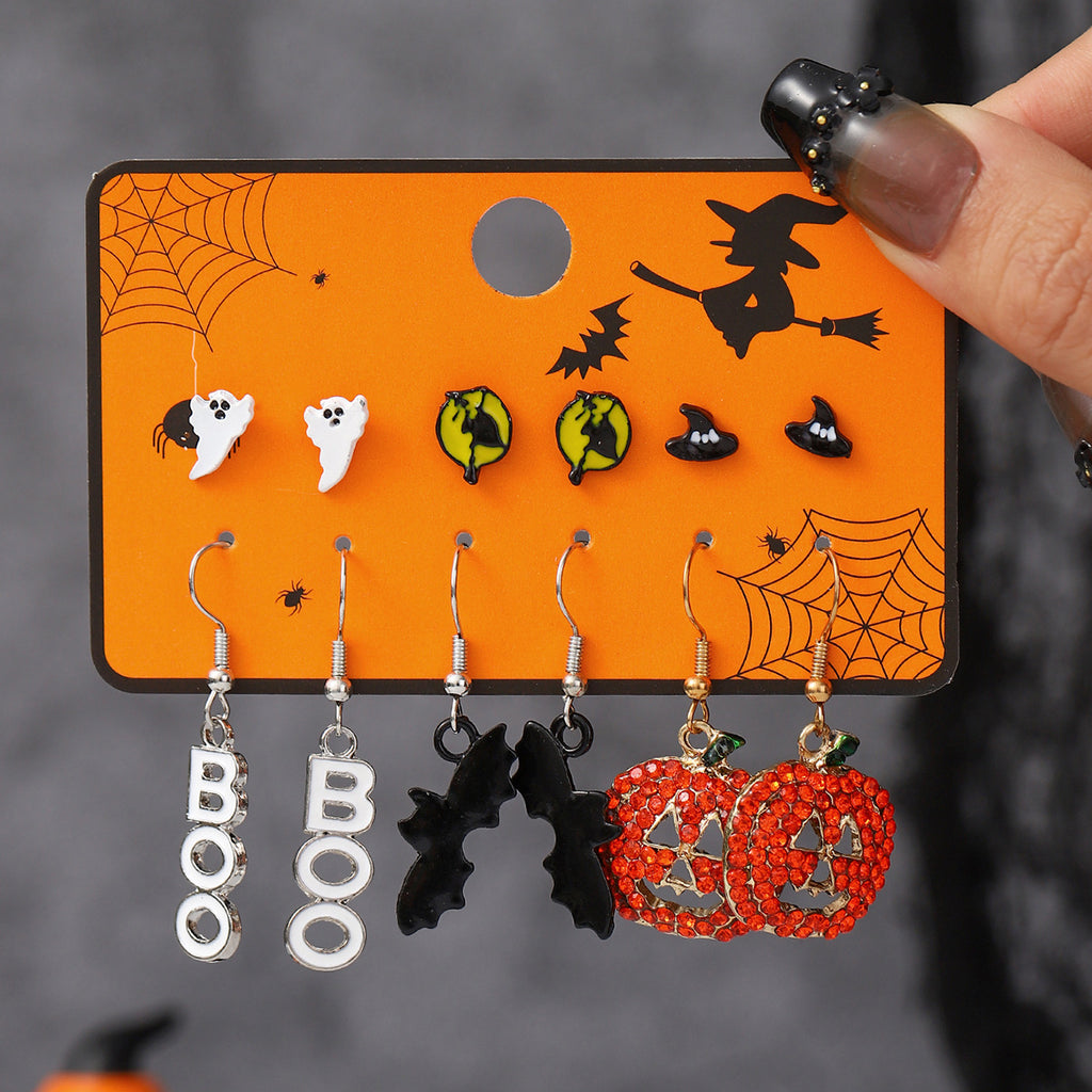 Halloween Stud Earring Set 04