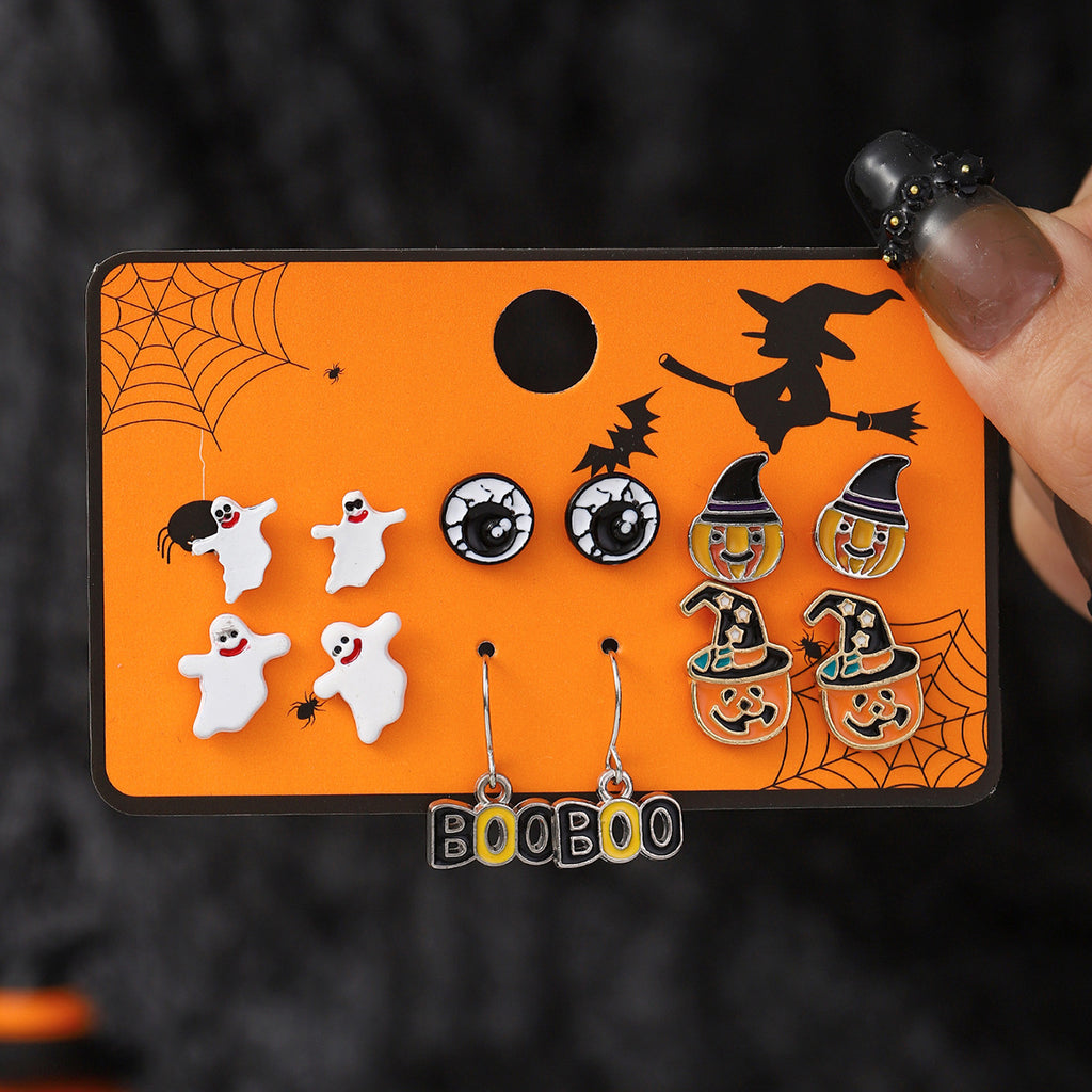 Halloween Stud Earring Set 07