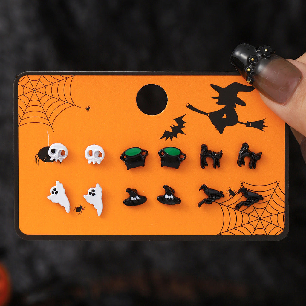 Halloween Stud Earring Set 10