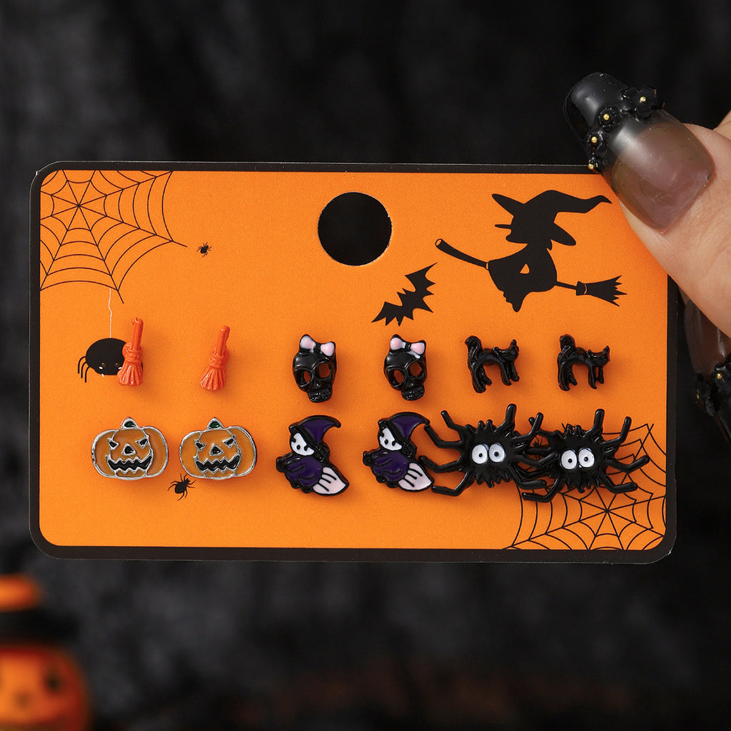 Halloween Stud Earring Set 12