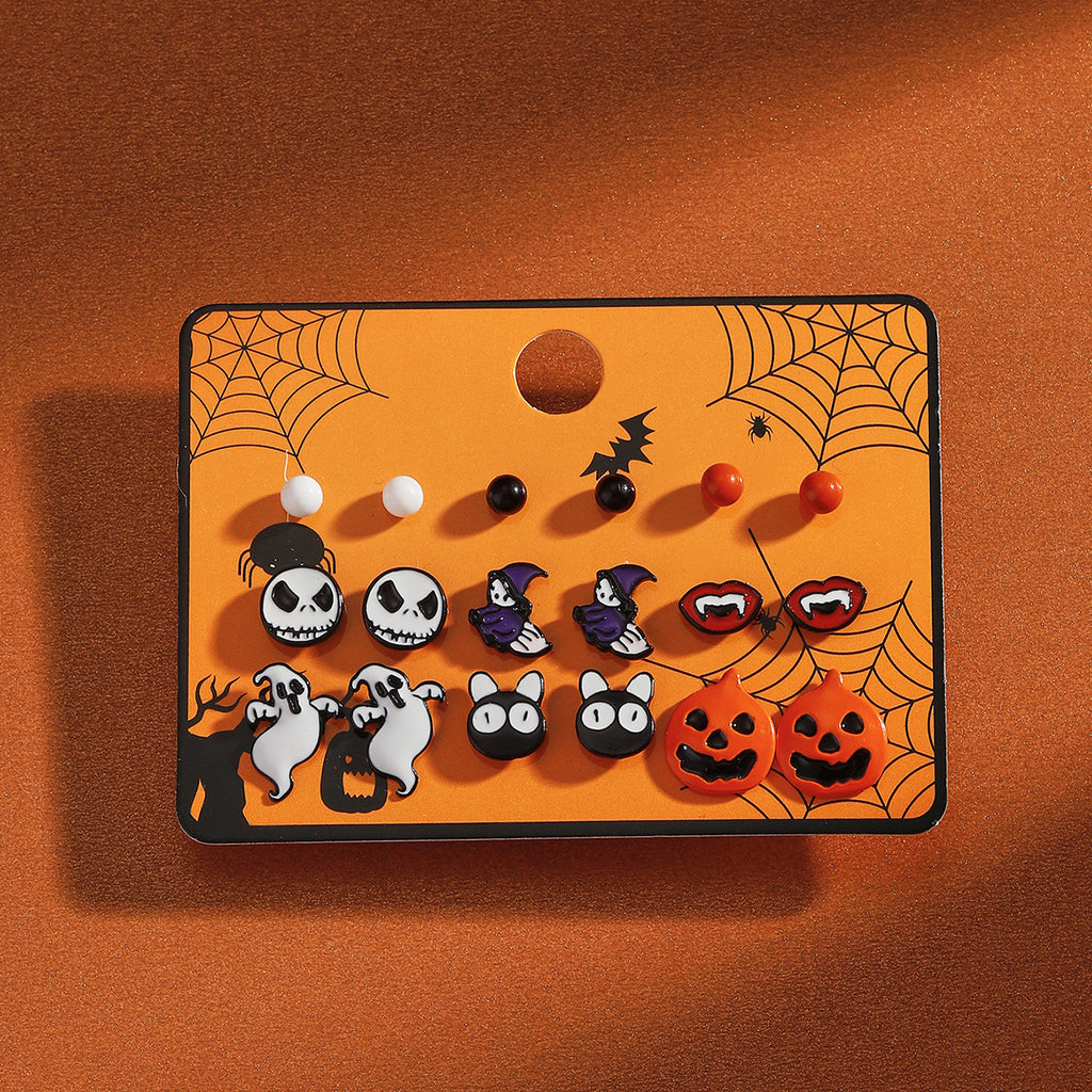 Halloween Stud Earring Set 26