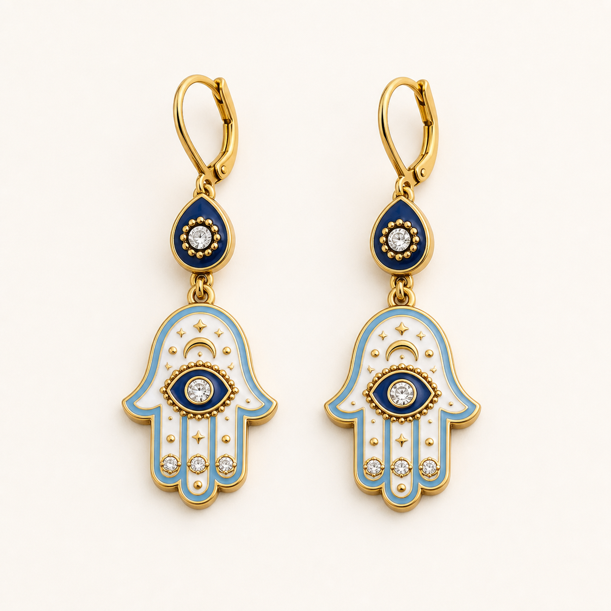 PF-HAMSA-RESIN-DROP-EARRINGS detail image