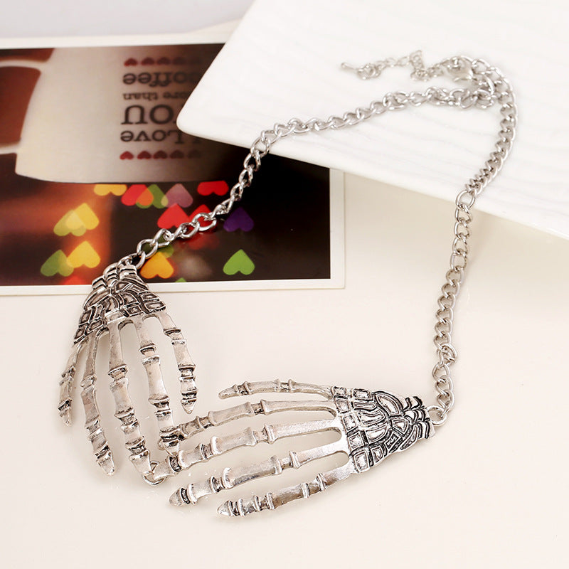 Hand Claw Punk Necklace