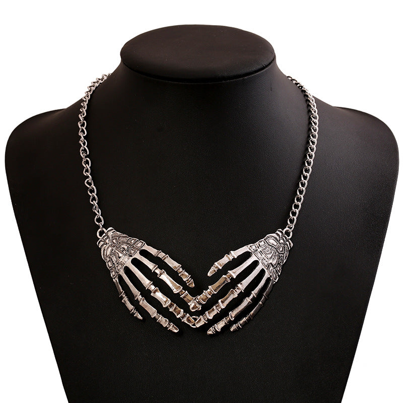 Hand Claw Punk Necklace