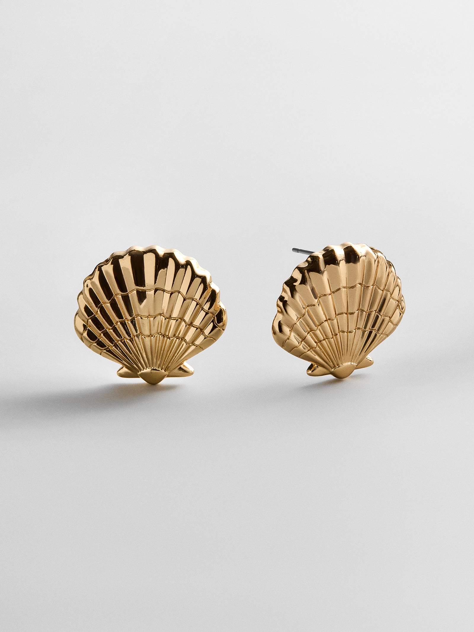 Marina Gold Seashell Earrings