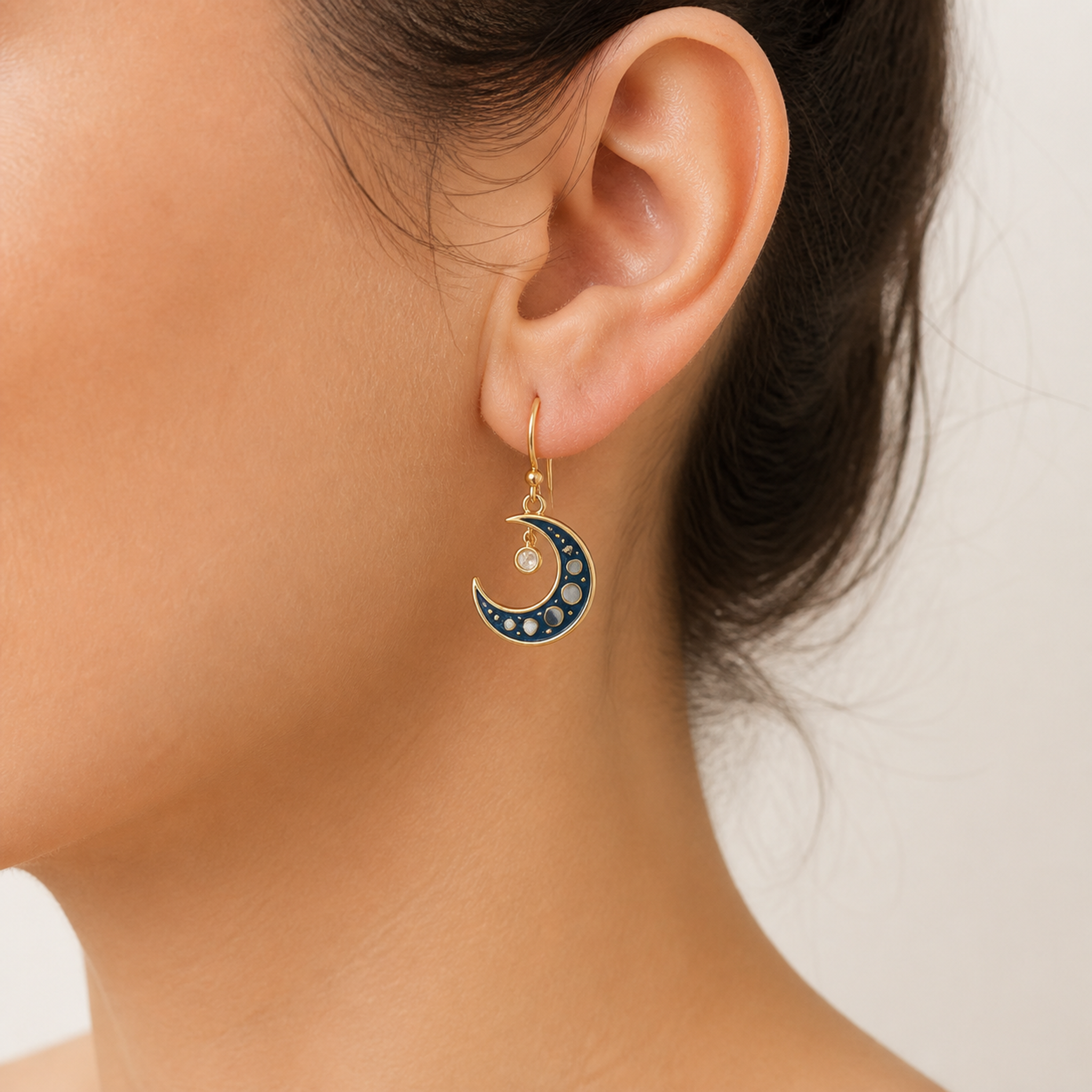 PF-MOON-PHASES-CRESCENT-EARRINGS worn image