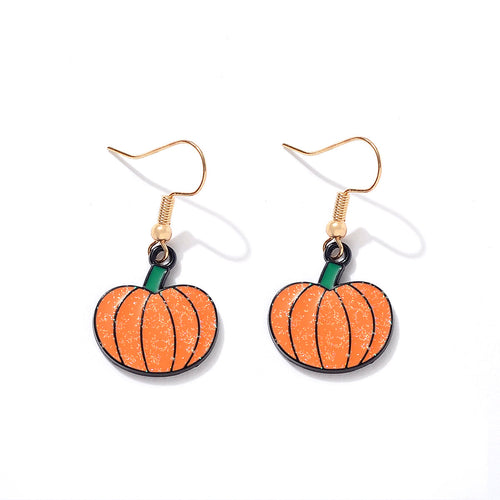 Pumpkin Pendant Earrings