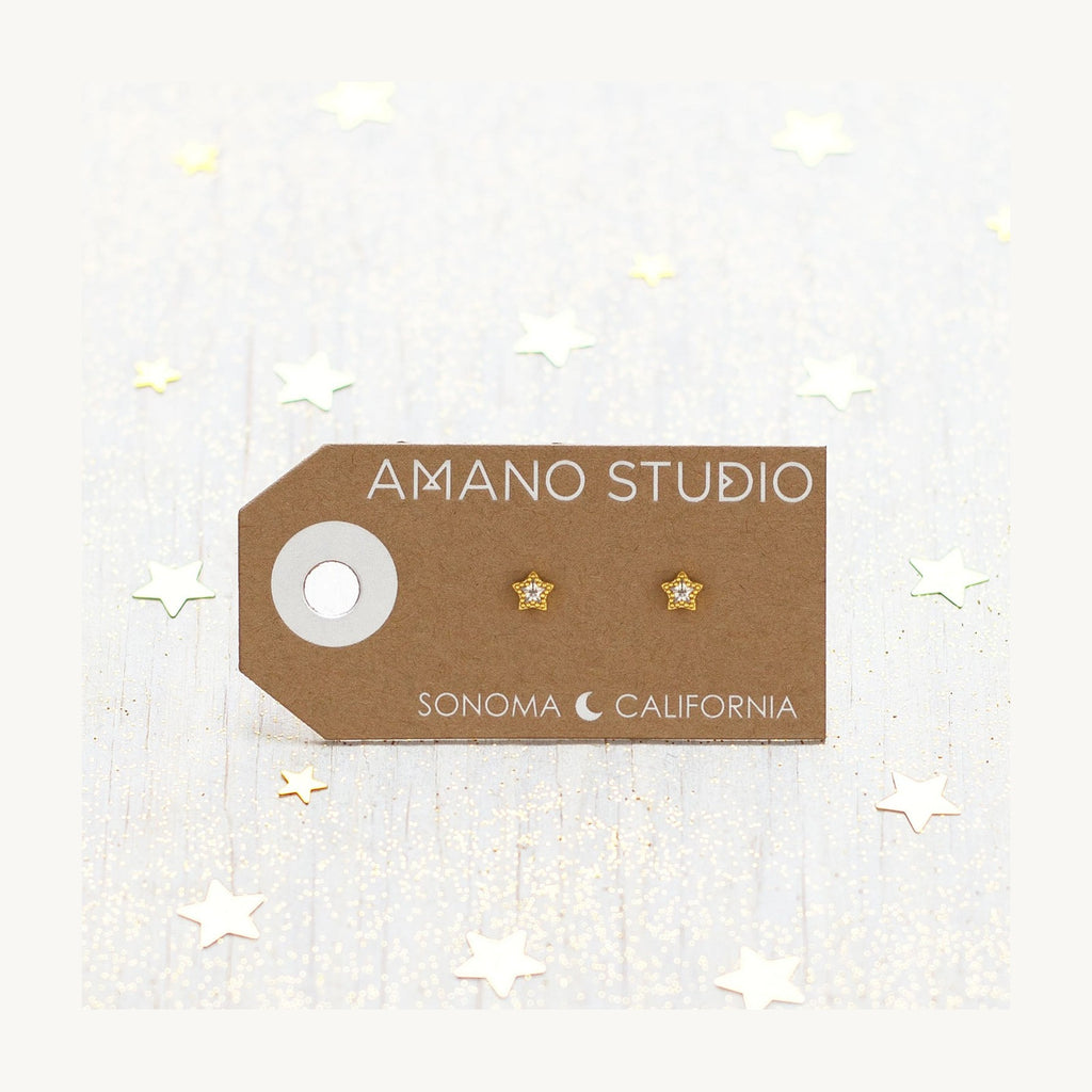 Shining Star Stud Earrings