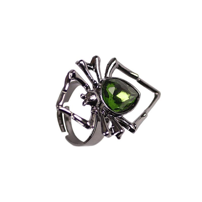 Spider Crystal Ring Set