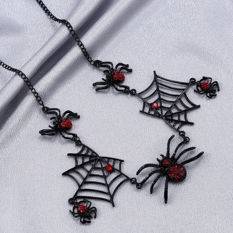 Vintage Gothic Spider Pendant Necklace